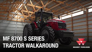 MF 8700 S Series  HighHorse Power Tractors  270 to 405 HP  Walkaround [upl. by Sorrows]