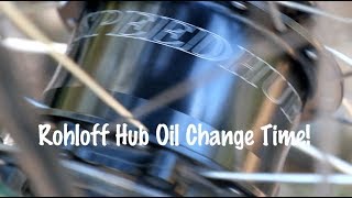 Rohloff Speedhub Oil Change [upl. by Sabu]