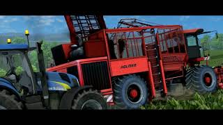 FS13Kampania buraczanaNEW HOLLANDHOLMER [upl. by Laram412]