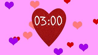 3 Minutes Heart Timer No Music [upl. by Nitaf968]