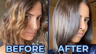 Dyeing My Hair At Home Follow Along With LOreal Excellence Light Ash Brown 61 [upl. by Ab459]