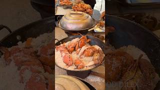 Unique Salt Baked Crab shortsvideo [upl. by Eilram]