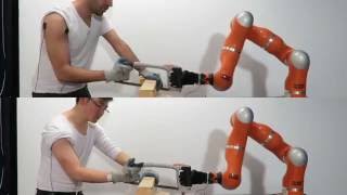 HumanRobot CoManipulation [upl. by Trinee]