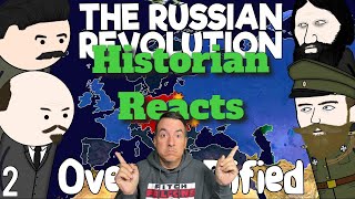 The Russian Revolution Part 2  Oversimplified  Historian Reaction [upl. by Salzhauer202]