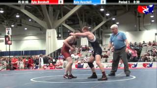 Kyle Borshoff vs Kyle Ruschell at 2013 Las VegasASICS US Open [upl. by Tija]