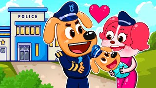 Sheriff Labrador Buys His First Home  Very Happy Story  Sheriff Labrador Police Animation [upl. by Adnamar]