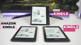 Kindle Paperwhite vs Kindle Oasis vs Basic 2022｜Best E Readers Comparison [upl. by Ailuig]