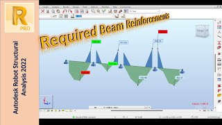 Required Beam Reinforcements and Defining Combinations in Autodesk Robot Structural Analysis [upl. by Anitsrik608]