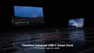 Lenovo ThinkPad Universal USBC Smart Dock Product Tour [upl. by Ahsenyl]