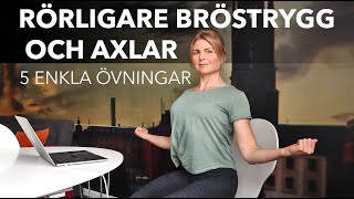 5 rörlighetsövningar för bröstryggen [upl. by Aceber74]