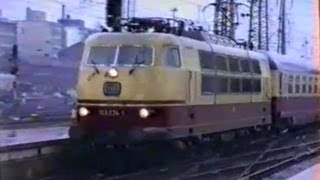 BundesbahnAlltag in FrankfurtMain Hbf am 17071988 [upl. by Ssac]