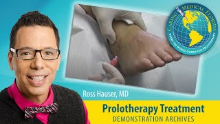 PRP and Stem Cell injection treatment to an ankle [upl. by Nob]