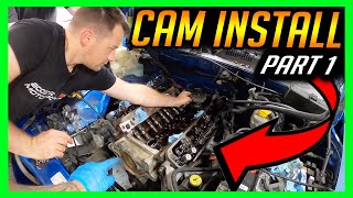 59L Magnum V8 Comp Cams Camshaft INSTALL  PART 1 [upl. by Artap987]