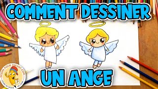 Comment dessiner un ANGE très facile  Dessin Pour Enfant [upl. by Wallace824]