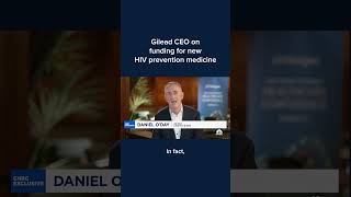 Gilead CEO on funding for new HIV prevention medicine [upl. by Perrine]