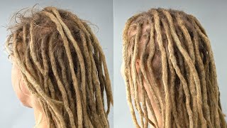 The BEST Straight Hair Dreadlock Tutorial EVER [upl. by Eugenides]