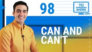 CLASE DE INGLÉS 98 Can and cant [upl. by Londoner]