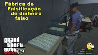 gta v online Fábrica de Falsificação de dinheiro falso ps4 DLC MOTOQUEIROS [upl. by Greenleaf]