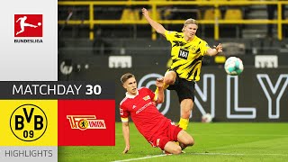 Borussia Dortmund  Union Berlin  20  Highlights  Matchday 30 – Bundesliga 202021 [upl. by Landis]