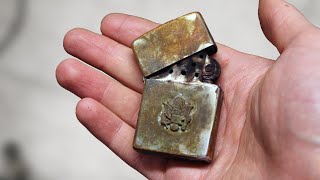 Zippo lighter restoration  US Army lighter brought back to life [upl. by Sigmund]