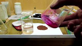 Making Phenolphthalein pH indicator Household Materials [upl. by Adnilre]