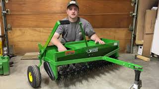 John Deere Aerator Spreader  Overview [upl. by Butta]