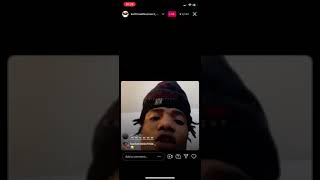 Kodak Black amp Wam SpinThaBin Beef On Instagram Live 😳 [upl. by Eiger]