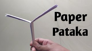 How To Make An Easy Paper Pataka [upl. by Auhsuj]