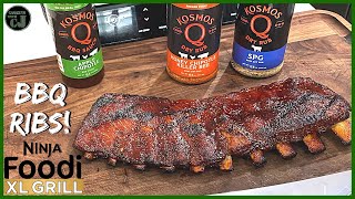 NINJA FOODI XL GRILL BBQ RIBS  Ninja Foodi Smart XL Grill Recipes [upl. by Walsh]