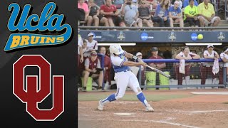 WCWS Game 1 Highlights 2019  2 UCLA vs 1 Oklahoma [upl. by Monda78]