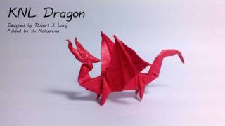 Origami KNL Dragon Robert J Lang [upl. by Wales900]