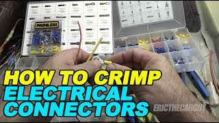 How To Crimp Electrical Connectors [upl. by Salahi944]