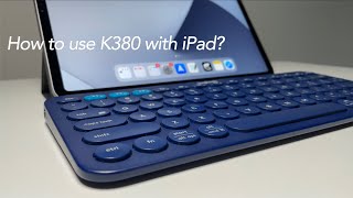 First time using Logitech K380 with iPad Watch this [upl. by Hutton]