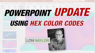 Using HEX Color Codes in PowerPoint [upl. by Ttergram]