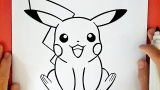 HOW TO DRAW PIKACHU [upl. by Armmat]