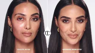 How to Make Eyebrows Look Thicker With Charlottes Brow Makeup Innovations  Charlotte Tilbury [upl. by Anahs363]