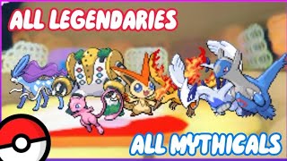 ALL LEGENDARIES amp MYTHICALS LOCATIONS IN POKÉMON BRICK BRONZE [upl. by Meil]