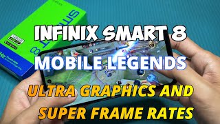 Mobile Legends in Infinix Smart 8 [upl. by Renrag321]