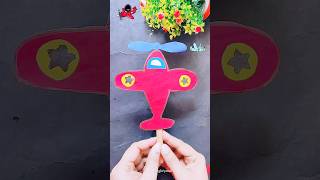 Easy kids Diy paper craft🛩️❤️😨shorts trending viralvideo funny story flight diy craft kids [upl. by Weiss]