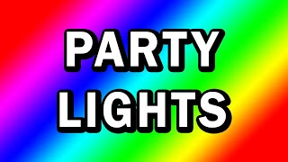 Party Lights  Flashing Lights with 10 Colors amp Dance Music 10 Hours [upl. by Tasia]