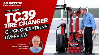 TC39 Tire Changer Operation  Hunter Engineering Company [upl. by Yhtomiht453]