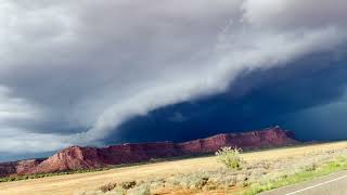 EXTREME FLASH FLOOD intercept by Dominator Drone in southern Utah Onetwo punch [upl. by Acinonrev551]