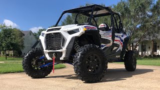 Polaris RZR XP 4 Turbo LE White Lightning  Review Tour amp Test Drive [upl. by Trix4]