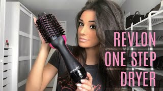 REVLON ONESTEP HAIR DRYER  Review amp Tutorial [upl. by Ardnas770]