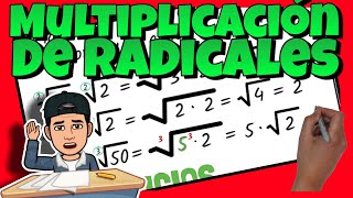 ❌ MULTIPLICACIÓN de RADICALES con el MISMO ÍNDICE │ Explicación ejemplos y ejercicios [upl. by Esbensen759]