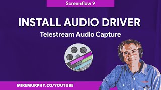 Screenflow 9 How To Install Telestream Audio Driver [upl. by Maroney994]