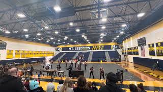 Connellsville High School Indoor Percussion Region 8 Championships 42724 [upl. by Girhiny]