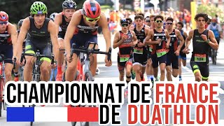 Championnat de France de Duathlon  5km CAP20km BIKE25km CAP  Junior Homme  Race  Noyon 2021 [upl. by Viola939]