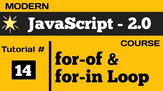 for of and for in loop concept  JavaScript Tutorial  14 in Hindi [upl. by Bruckner]