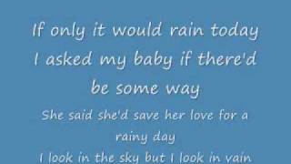 Heavy Cloud No Rain lyrics [upl. by Laehcar]